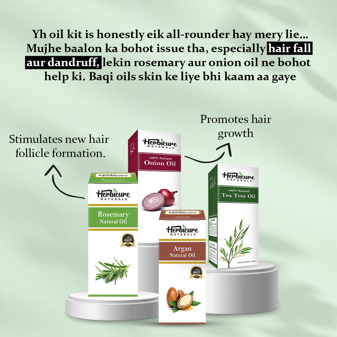 Natural Essential Oils Kit (4 Oils + 2 FREE Oils)
