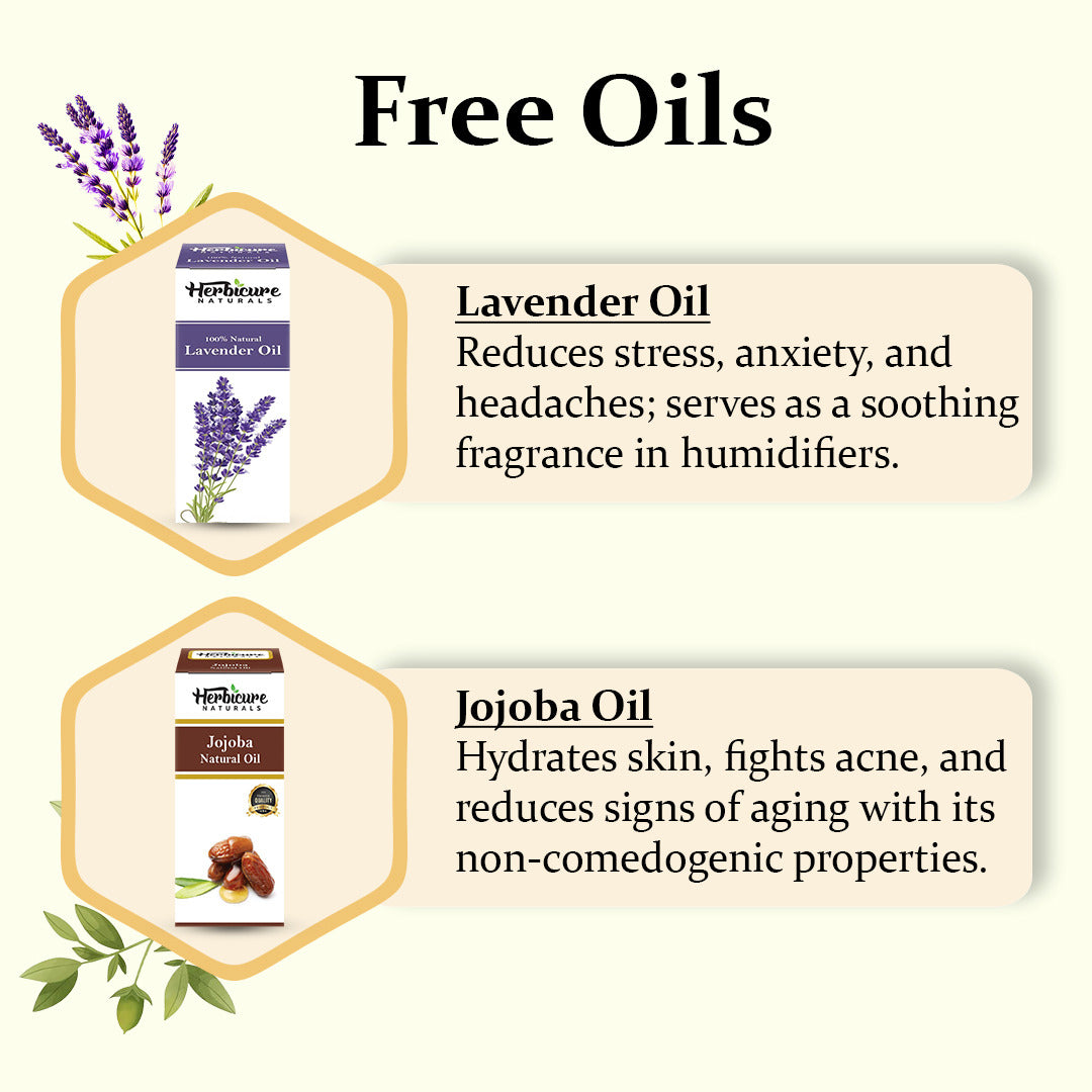 Natural Essential Oils Kit (4 Oils + 2 FREE Oils)