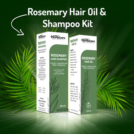 Rosemary Hair Bundle (Oil + Shampoo)