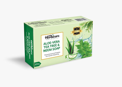 Aloe Vera,Neem And Tea Tree Soap 80g