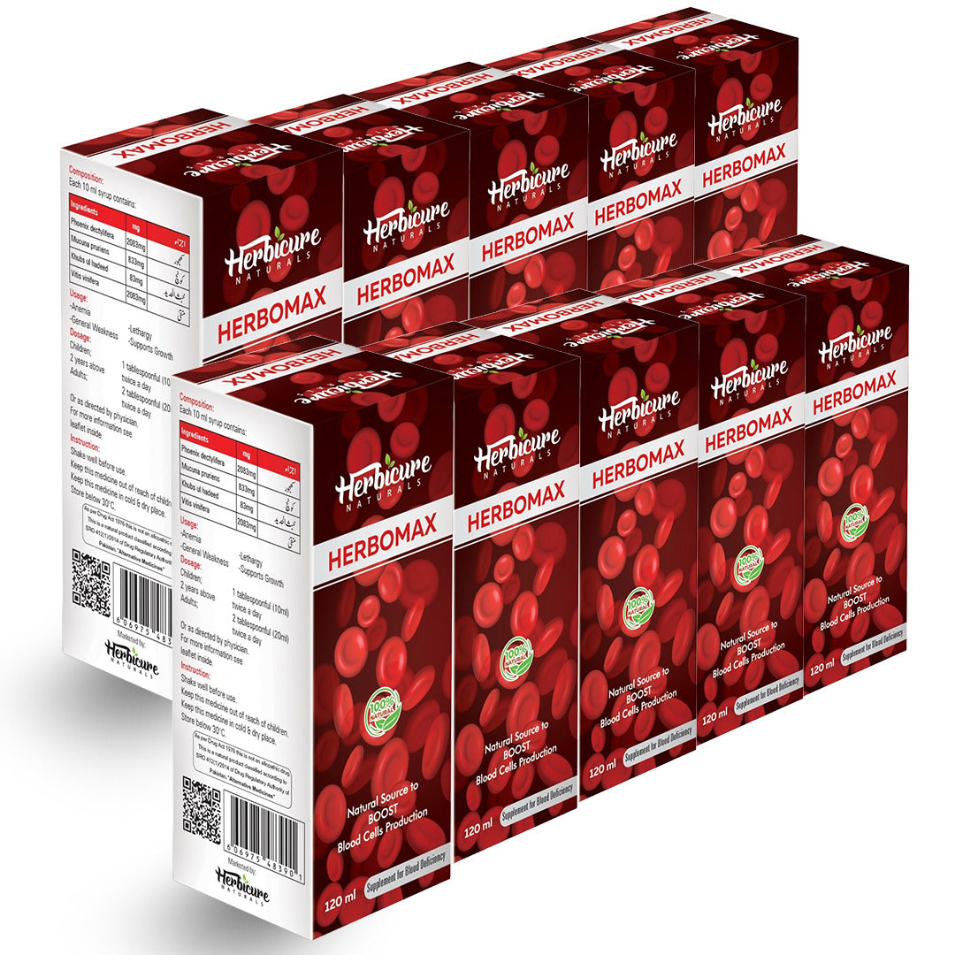 Pack of 10 Herbomax 120ml