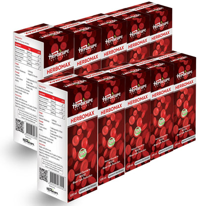 Pack of 10 Herbomax 120ml