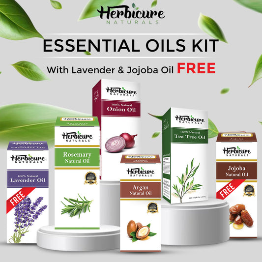 Natural Essential Oils Kit (4 Oils + 2 FREE Oils)