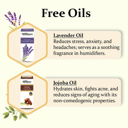 Natural Essential Oils Kit (4 Oils + 2 FREE Oils)