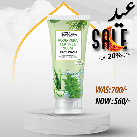 Aloe Vera, Neem & Tea Tree Facewash