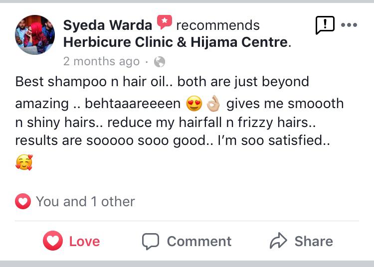 Customer review on WhatsApp